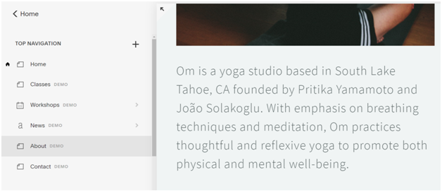 How to build an About page for Yoga website