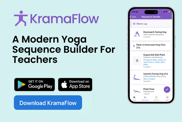 KramaFlow - Modern Yoga Sequence Builder App For Teachers