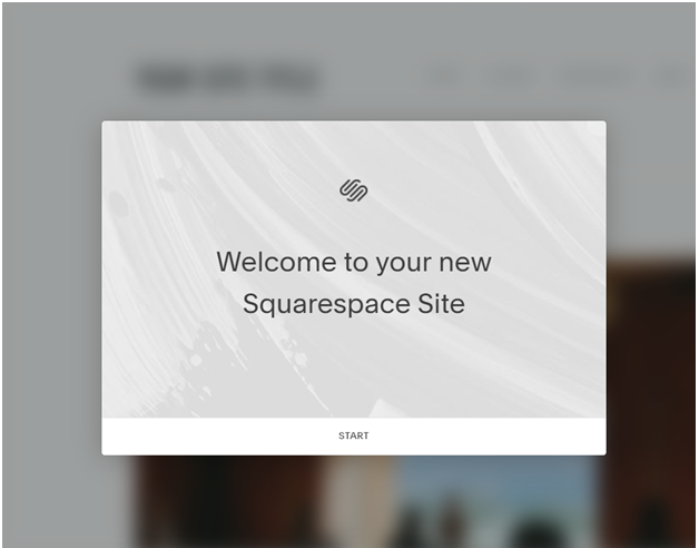 Square space account getting started