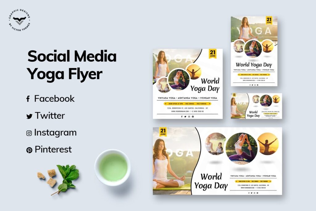 Yoga on social media