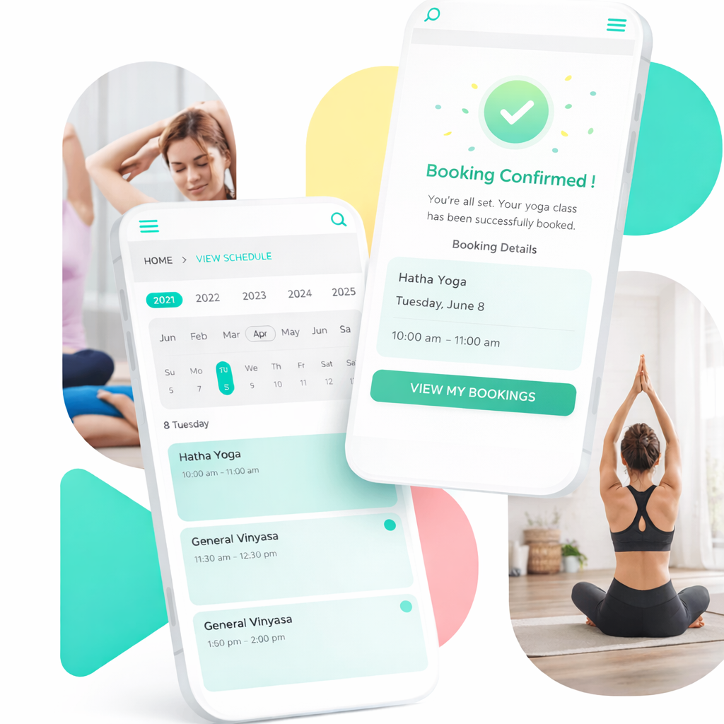 Mobile Friendly Booking System Dashboard plus a Mobile App